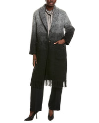 Marc Cain Marc Cain Mohair, Wool, & Alpaca-Blend Coat