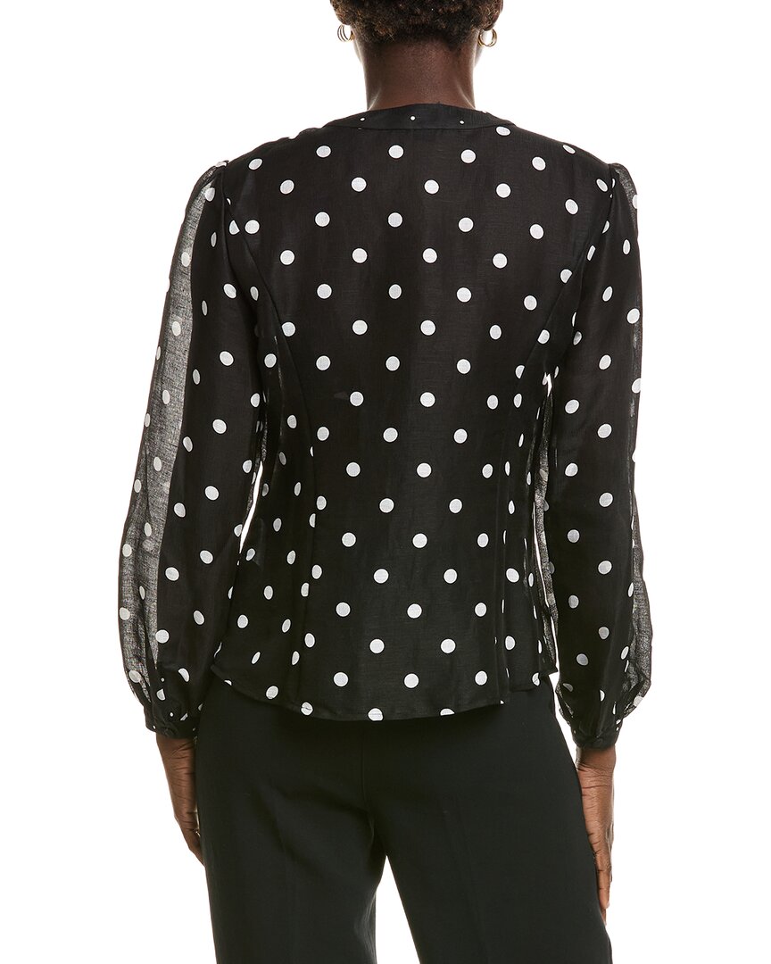 Marc Cain Marc Cain Linen & Silk-Blend Blouse