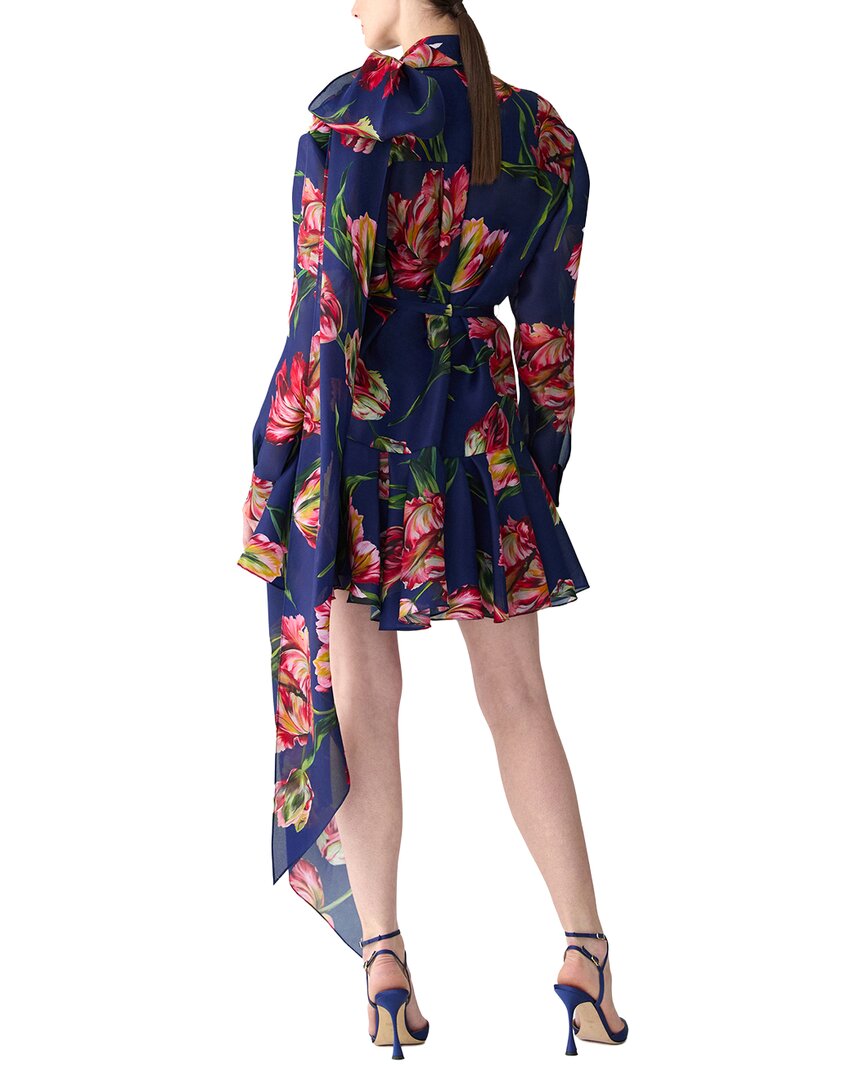 Carolina Herrera Silk Mini Dress
