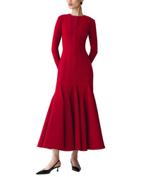 Carolina Herrera Crewneck Midi Dress