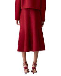 Carolina Herrera Carolina Herrera Wool-Blend Flare Skirt