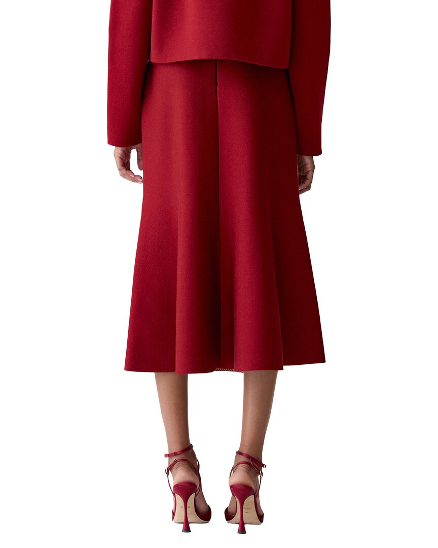 Carolina Herrera Carolina Herrera Wool-Blend Flare Skirt