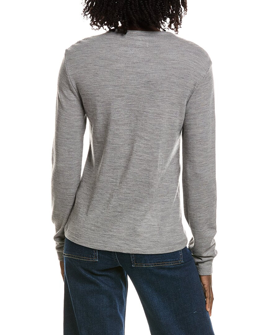 Officine Générale Officine Generale Rima Wool-Blend Top