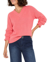 NIC & ZOE Nic+Zoe Shaker Stitch Sweater