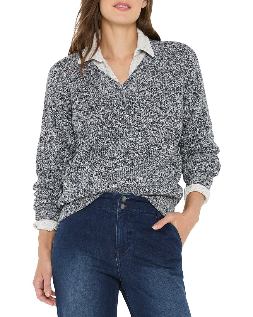 NIC & ZOE Nic+Zoe Shaker Stitch Sweater