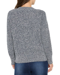 NIC & ZOE Nic+Zoe Shaker Stitch Sweater