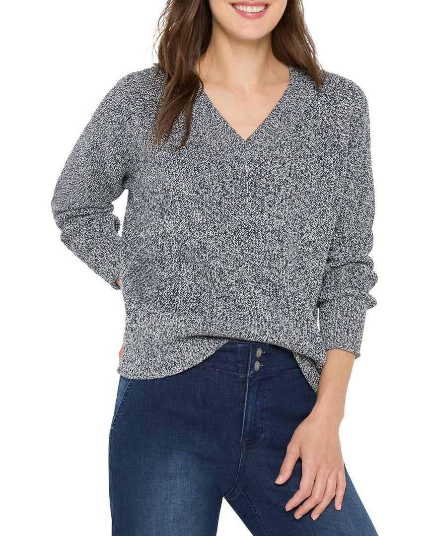 NIC & ZOE Nic+Zoe Shaker Stitch Sweater