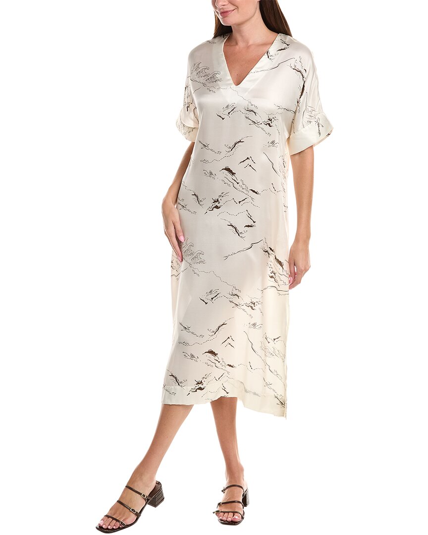 Officine Générale Officine Generale Kira Silk Midi Dress