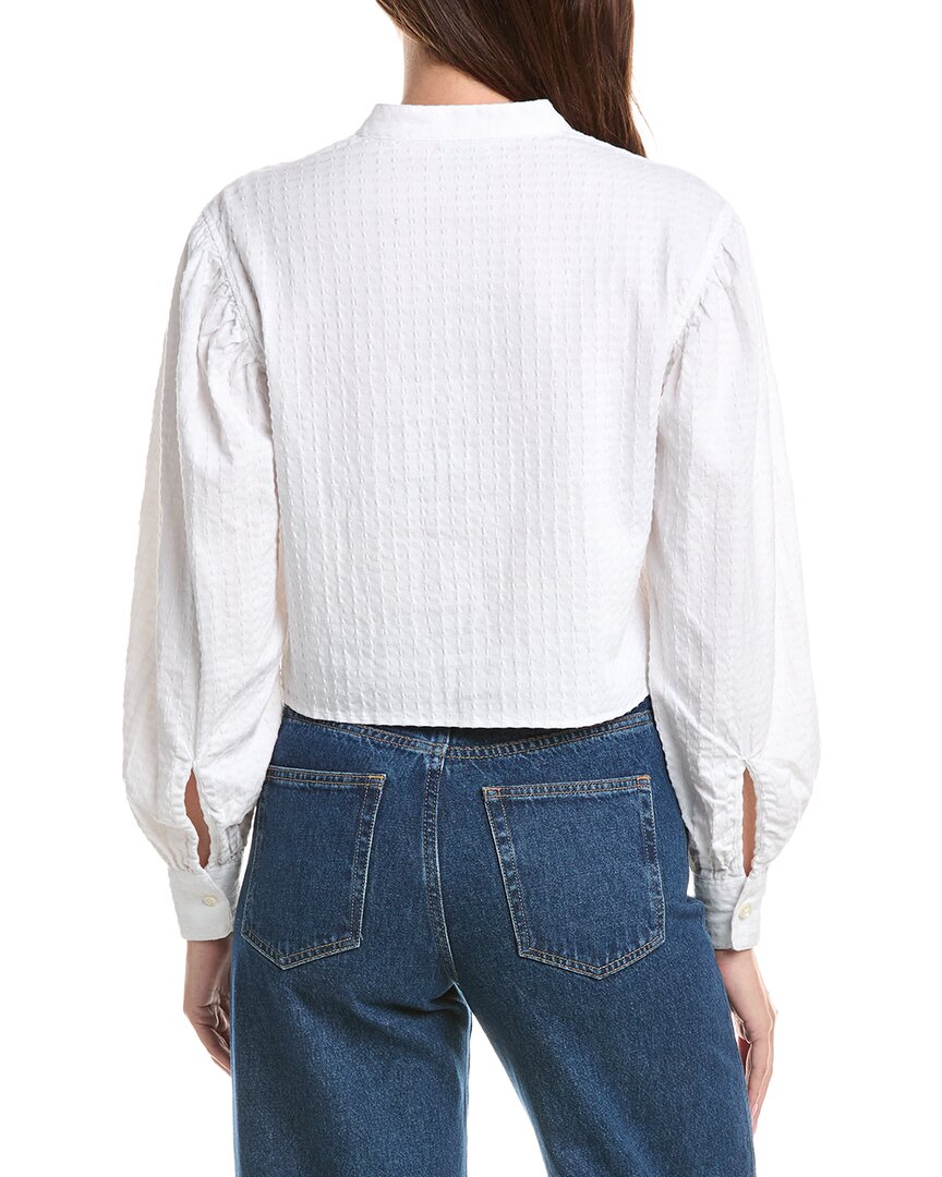 Officine Générale Officine Generale Adeline Texture Stripe Top