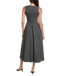 Officine Générale Officine Generale Bertille Wool Midi Dress