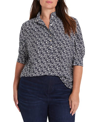 NIC & ZOE Nic & Zoe Plus Etched Hearts Shirt