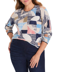 NIC & ZOE Nic & Zoe Plus Set Sail Sweater