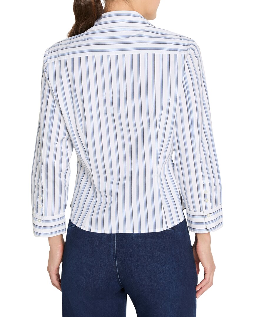 NIC & ZOE Nic & Zoe Striped Iconic Tie Front Shirt