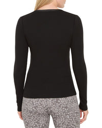 NIC & ZOE Nic & Zoe Petite Trimmed Perfect Knit Rib V-Neck