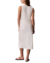 Calvin Klein Crepe Satin Midi Dress