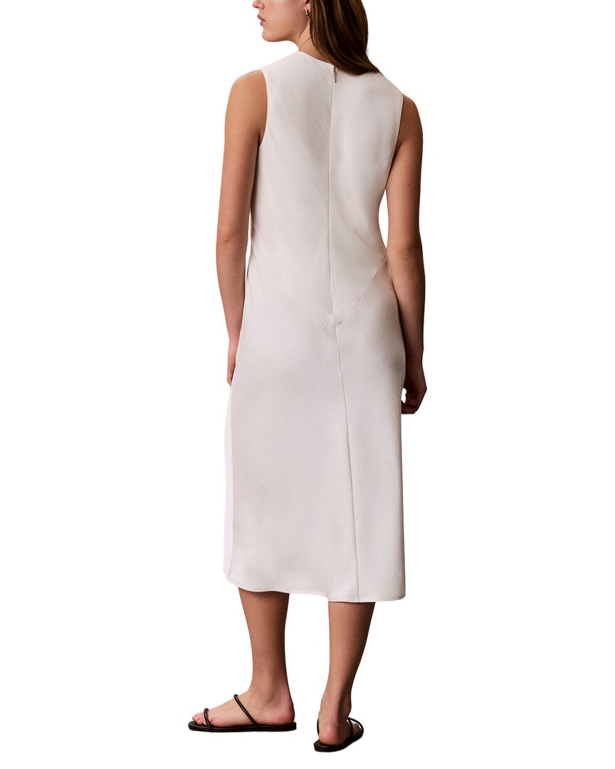 Calvin Klein Crepe Satin Midi Dress