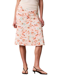 Calvin Klein Matte Satin Midi Skirt