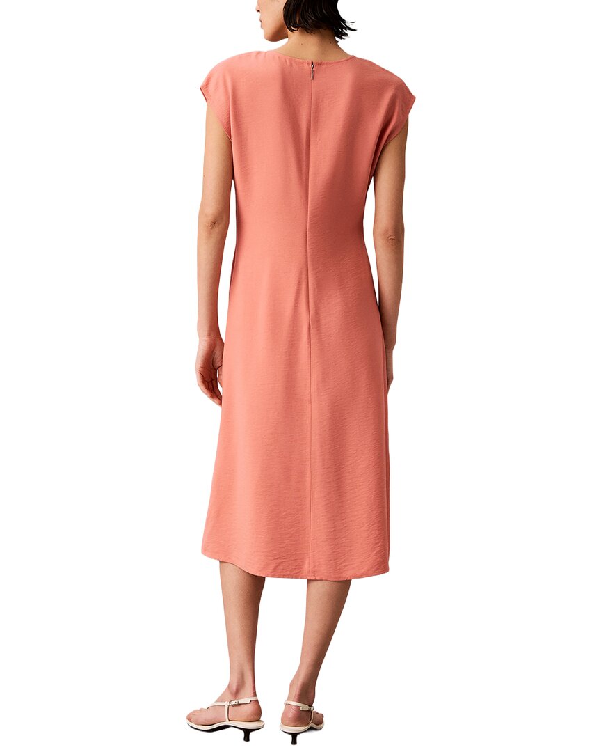 Calvin Klein Textured Soft Twist Midi Dress