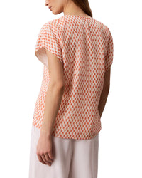 Calvin Klein Tie Neck Top