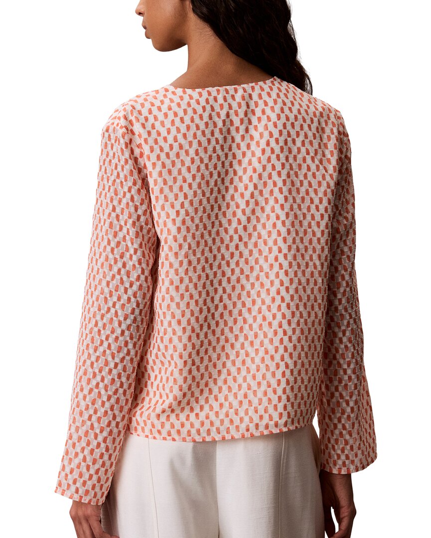 Calvin Klein Tie Neck Top
