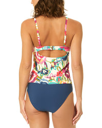 CeCe Cece Ruffle V-Wire Tankini