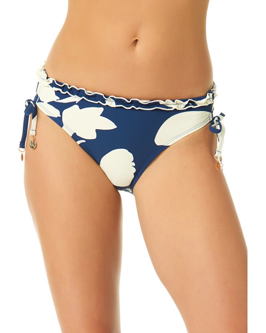 CeCe Cece Contrast Ruffle Side Tie Hipster