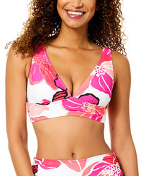 Anne Cole Anne Cole Soft Shirred Band Bralette