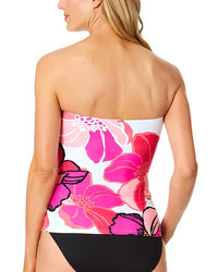 Anne Cole Anne Cole Twist Front Shirred Bandeau-Kini
