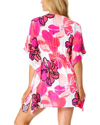 Anne Cole Anne Cole Tie Front Kaftan Cover-Up