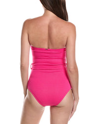 Anne Cole Anne Cole Strapless Belted One-Piece