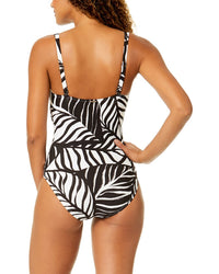 Anne Cole Anne Cole Drape Front Underwire One-Piece