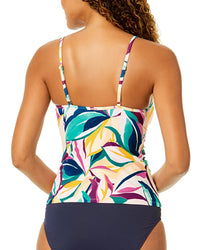 Anne Cole Anne Cole Bunny Tie Keyhole Front Tankini
