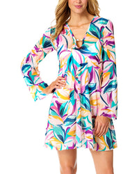 Anne Cole Anne Cole Keyhole Mesh Maxi Dress