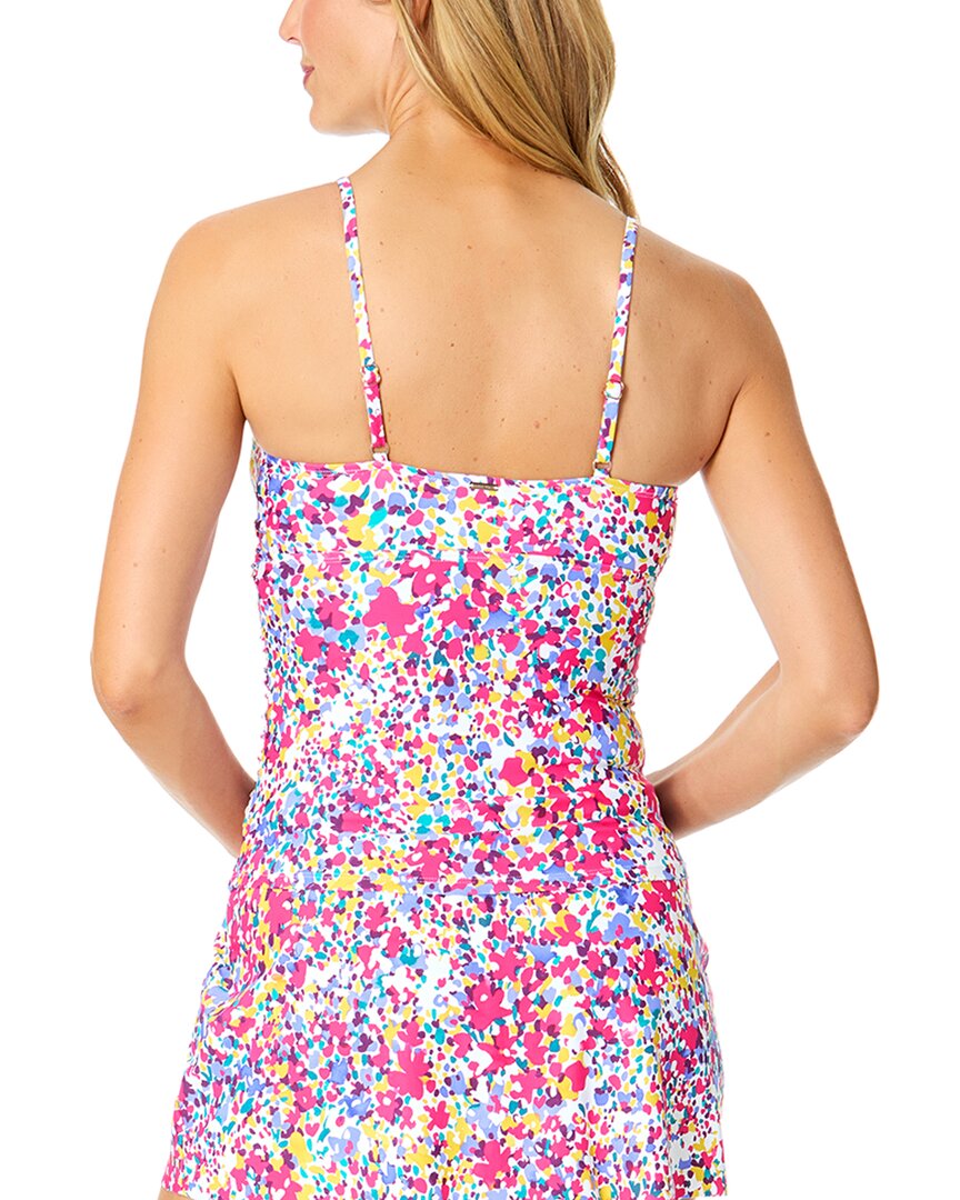 Anne Cole Anne Cole Hidden Underwire Drape Front Tankini