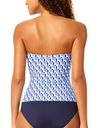 Anne Cole Anne Cole Shirred Strapless Bandeau Tankini