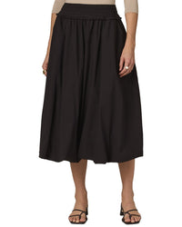 WIT & WISDOM Wit & Wisdom Smocked Waist Bubble Hem Mini Skirt