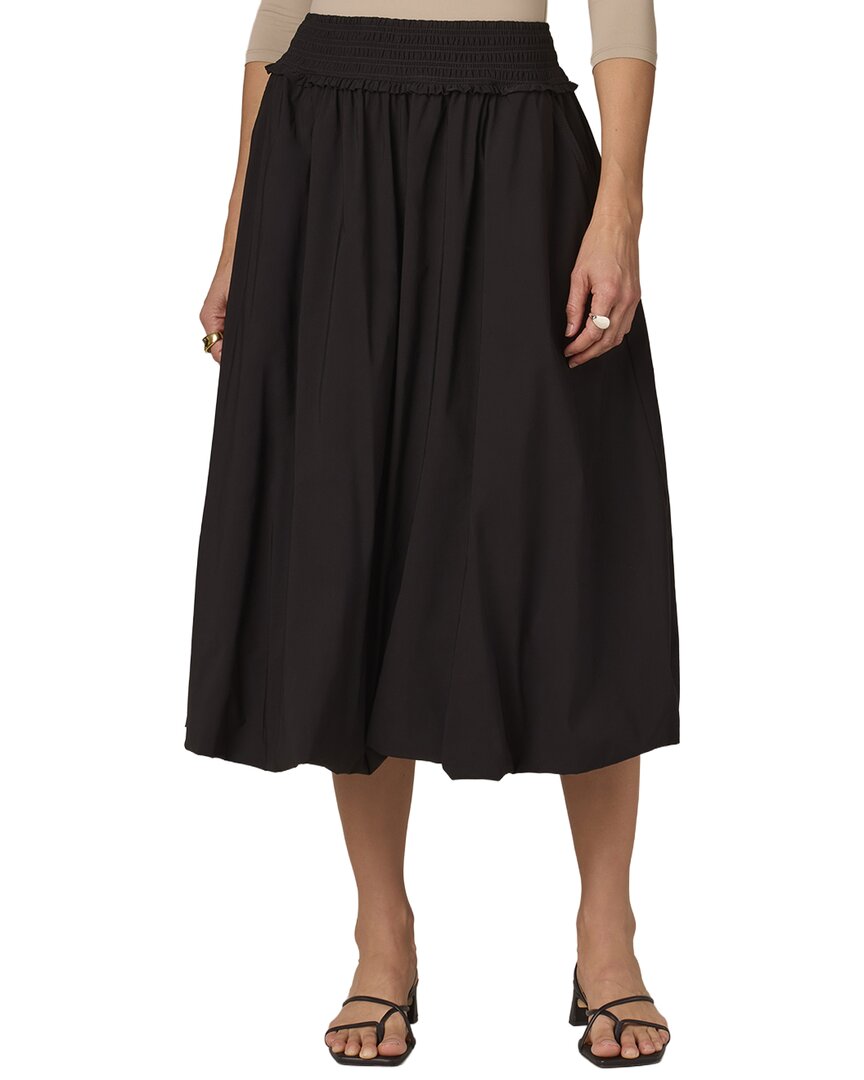 WIT & WISDOM Wit & Wisdom Smocked Waist Bubble Hem Mini Skirt