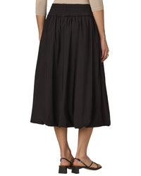 WIT & WISDOM Wit & Wisdom Smocked Waist Bubble Hem Mini Skirt