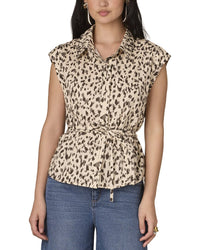 WIT & WISDOM Wit & Wisdom Poplin Printed Shirt