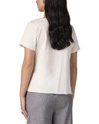 WIT & WISDOM Wit & Wisdom Twist Front Knit Top