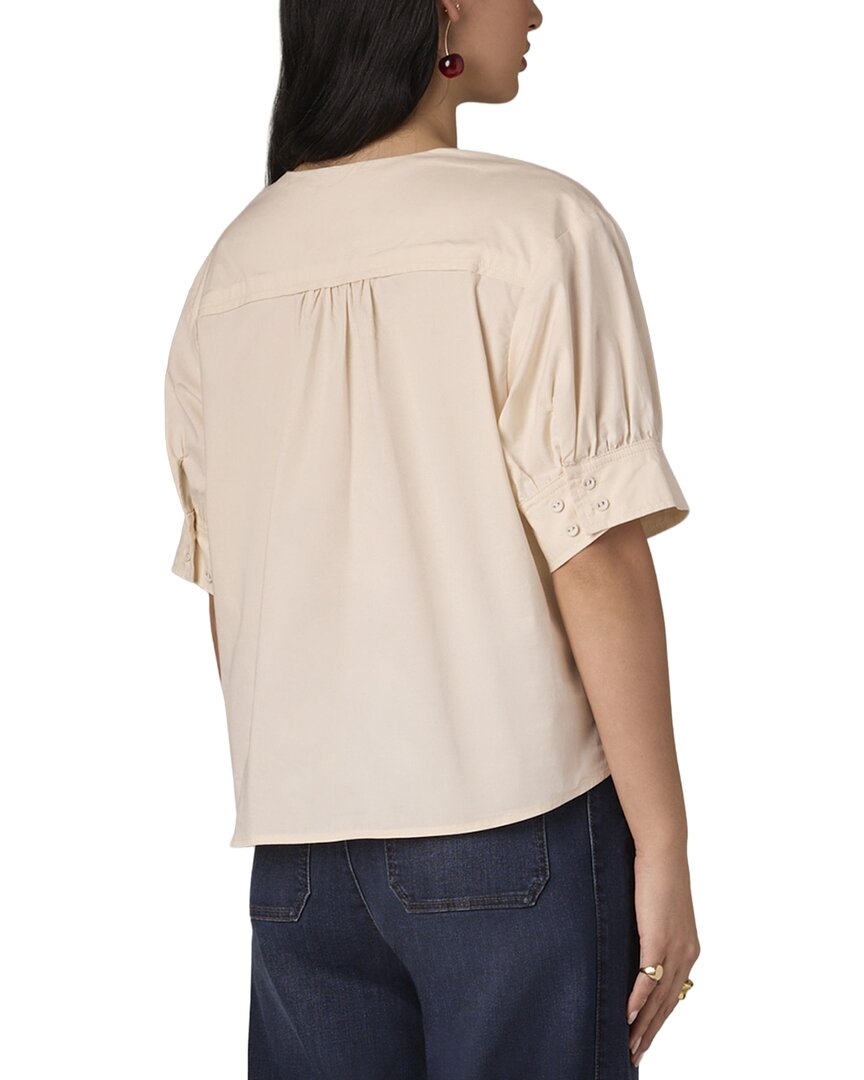 WIT & WISDOM Wit & Wisdom V-Neck Woven Top