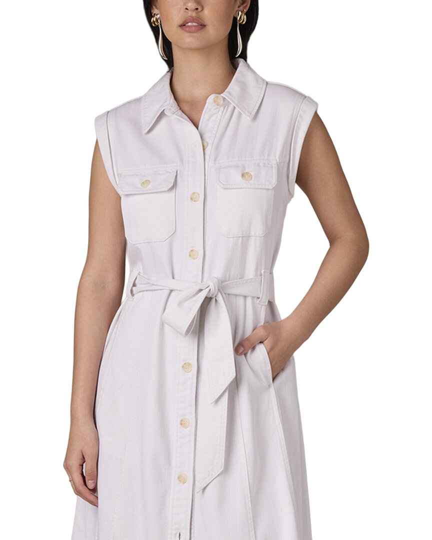 WIT & WISDOM Wit & Wisdom Petite Sleeveless Button Down Midi Dress