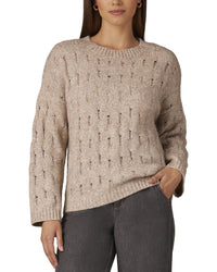 WIT & WISDOM Wit & Wisdom Open Work Sweater