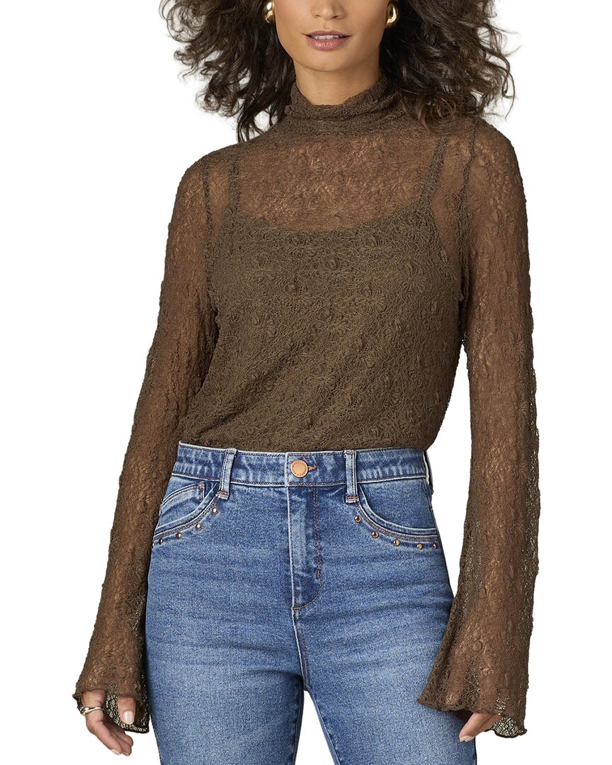 WIT & WISDOM Wit & Wisdom Bell Sleeve Knit Top