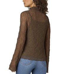 WIT & WISDOM Wit & Wisdom Bell Sleeve Knit Top