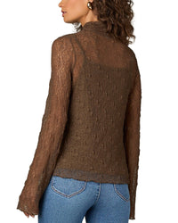 WIT & WISDOM Wit & Wisdom Bell Sleeve Knit Top