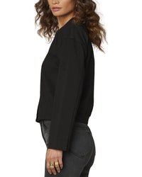 WIT & WISDOM Wit & Wisdom Crop Bomber Jacket