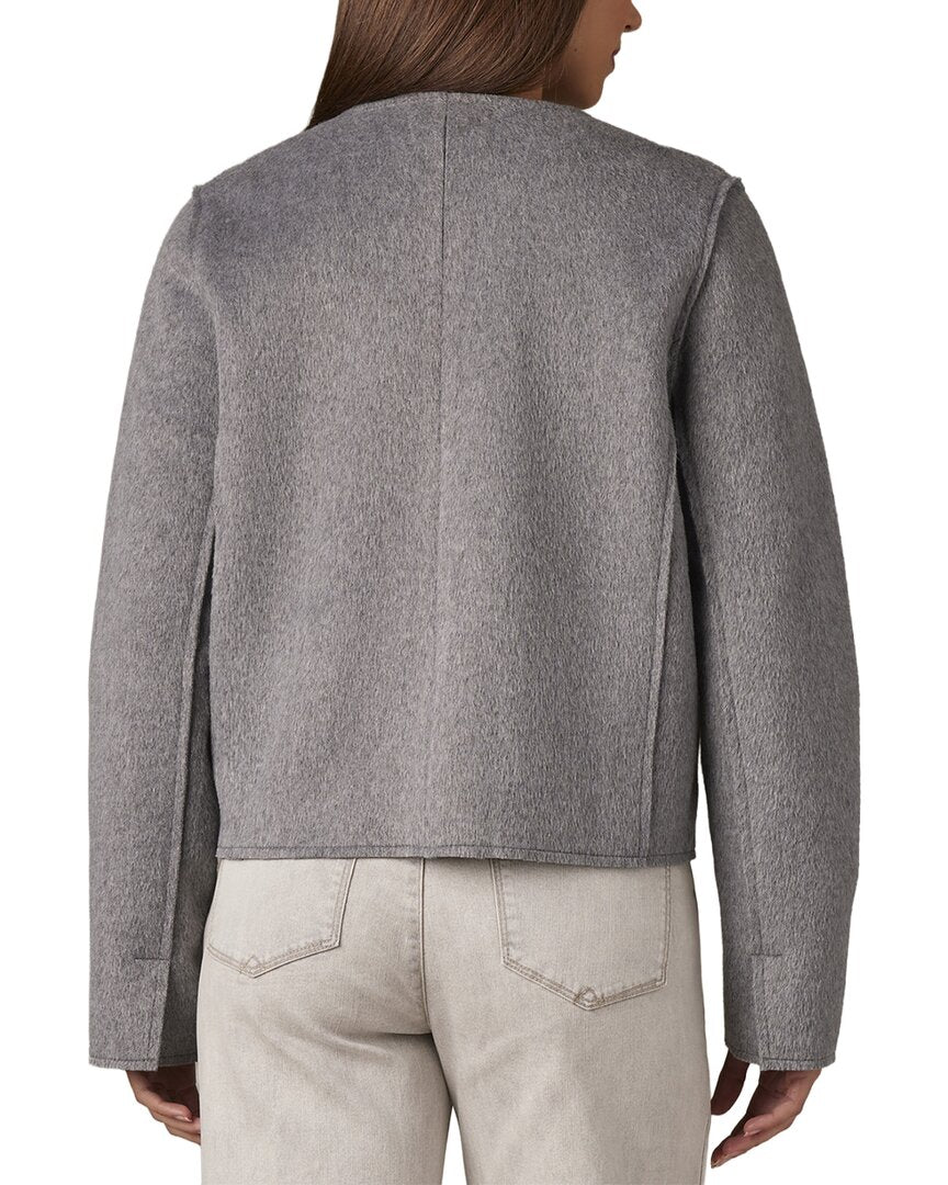 WIT & WISDOM Wit & Wisdom Wool-Blend Crop Coat