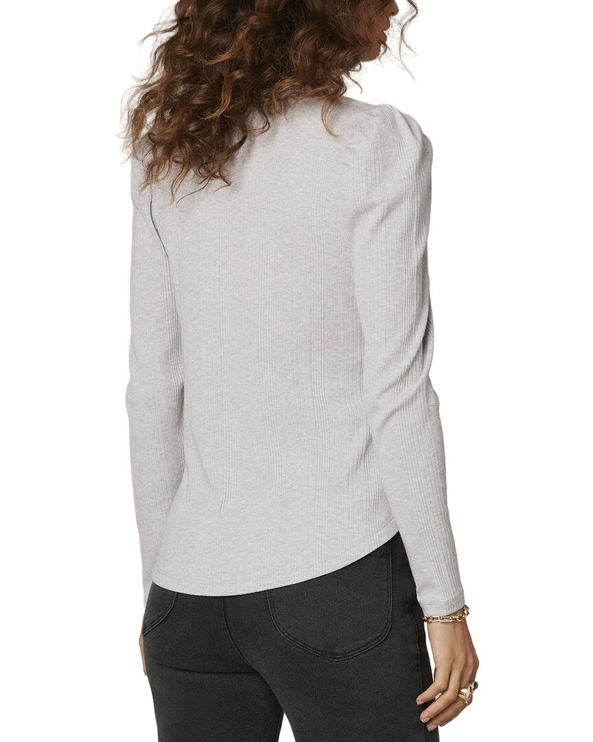 WIT & WISDOM Wit & Wisdom Puff Sleeve Knit Top