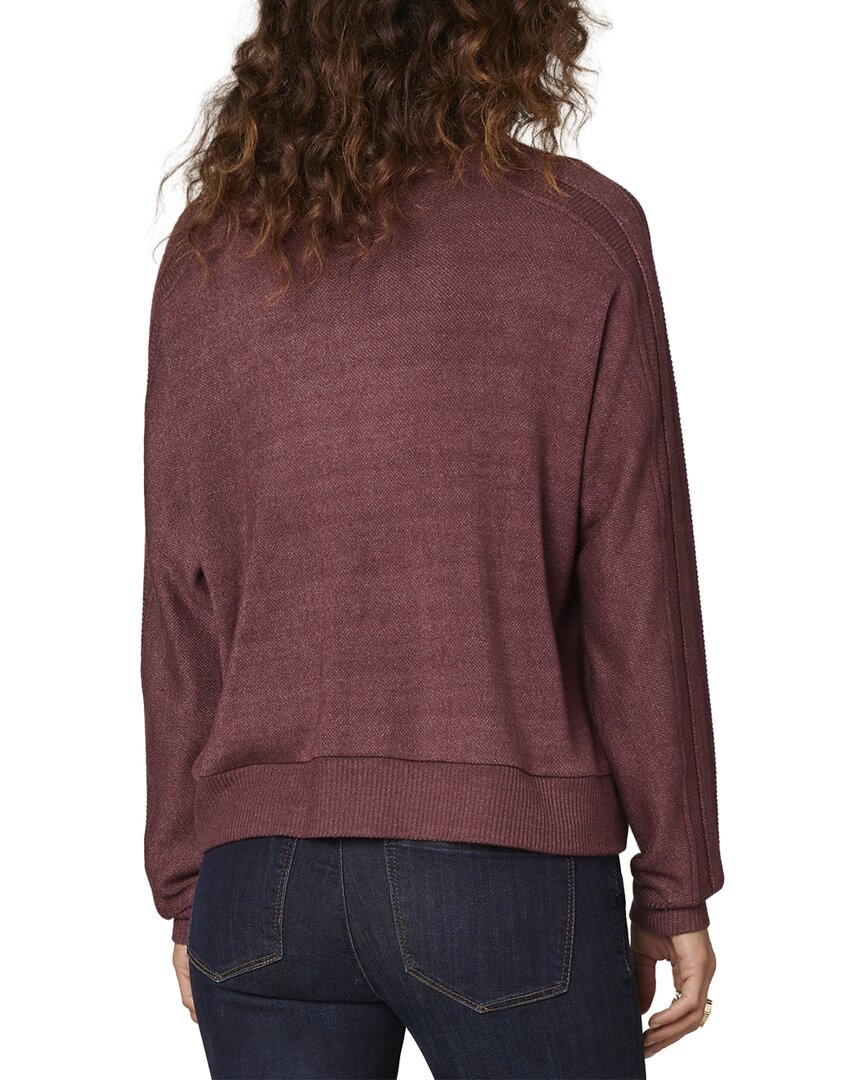 WIT & WISDOM Wit & Wisdom Mixed Media Knit Top